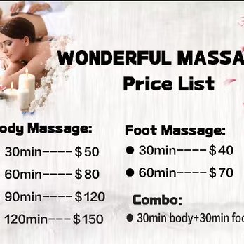 Wonderful Massage - Menu - Massage Near Me - Slidell, Louisiana Wonderful Massage - Menu - Massage Near Me - Slidell, Louisiana