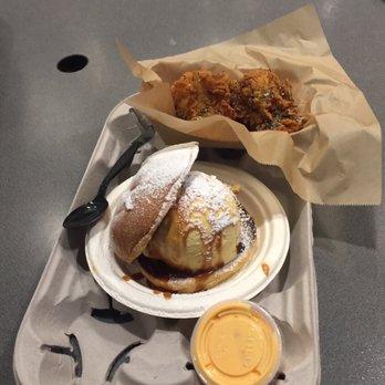 LudoBird - Chicken strips and ice cream sandwich. - New American Near Me - Los Angeles, California