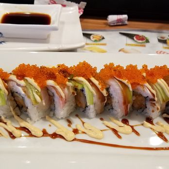 Sushi Heaven - Double Hamachi Roll (Yellowtail) - Japanese Near Me - Ashland, Oregon Sushi Heaven - Double Hamachi Roll (Yellowtail) - Japanese Near Me - Ashland, Oregon