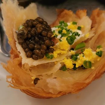 Bouchon - Caviar on croissants - French Near Me - Las Vegas, Nevada