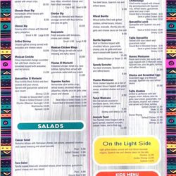 Gordo’s Cafe - Menu