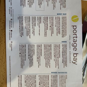 Portage Bay Cafe - Menu - New American Near Me - Seattle, Washington