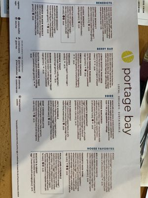Menu photo 1 Portage Bay Cafe Seattle, WA