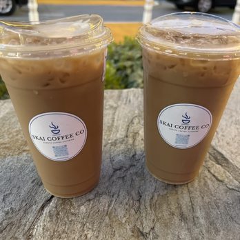 Skai Coffee - Iced dirty Horchatas - Coffee & Tea Near Me - Burbank, California