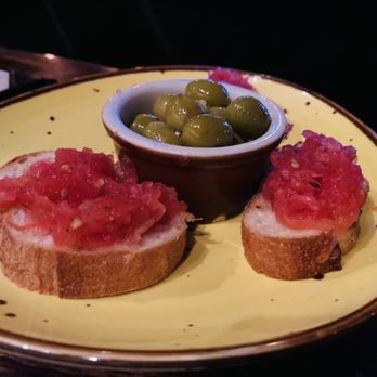 Sangria Tapas Restaurant - Bruschetta & olives - Tapas/Small Plates Near Me - Mahwah, New Jersey