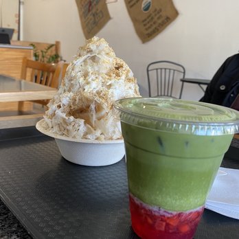 Kamurocho - Kinako and strawberry matcha - Shaved Ice Near Me - Pleasanton, California Kamurocho - Kinako and strawberry matcha - Shaved Ice Near Me - Pleasanton, California