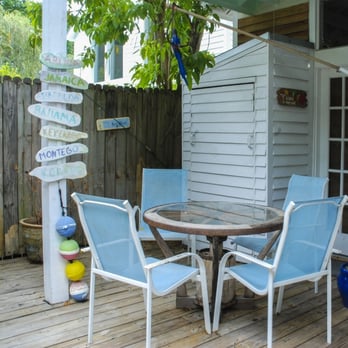 Key West Hideaways - Part of the deck at Hidden Treasure. - Vacation Rentals Near Me - Key West, Florida Key West Hideaways - Part of the deck at Hidden Treasure. - Vacation Rentals Near Me - Key West, Florida