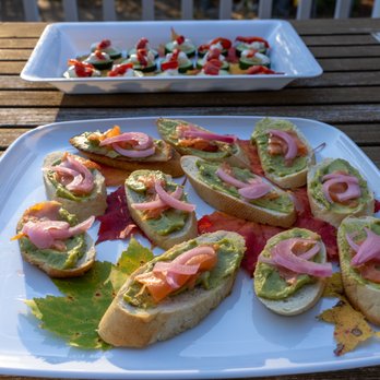 Chef Ryan Dawson - smoked salmon - avocado Crostinis - Personal Chefs Near Me