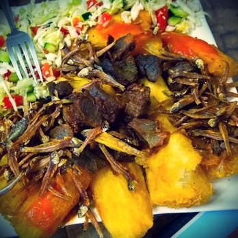 La Cuscatleca - Yuca Frita n Chicharone with Salty Fish traditional Salvadorian dish only at this place in SW DETROIT - Seafood Near Me - Detroit, Michigan