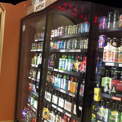 Bread Basket - His panoramic doesn't do their craft selection justice. Amazing selection. On par with H-E-B.