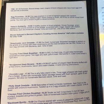 Breakfast Club - Menu - Breakfast & Brunch Near Me - Tybee Island, Georgia