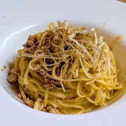 Enoteca Rossorubino - June 3, 2025; Tagliolini al Ragù di Coniglio Con Tapenade e Porro Croccante (€15).