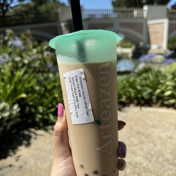 Arteazen Handcrafted Tea - Assam Black Milk Tea with boba - Coffee & Tea Near Me - San Diego, California Arteazen Handcrafted Tea - Assam Black Milk Tea with boba - Coffee & Tea Near Me - San Diego, California