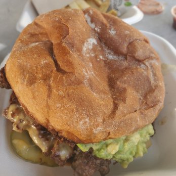 Burger Lounge - Classic burger + avocado and fries. Lavender mint lemonade not pictured. - Burgers Near Me - Beverly Hills, California Burger Lounge - Classic burger + avocado and fries. Lavender mint lemonade not pictured. - Burgers Near Me - Beverly Hills, California