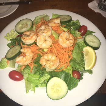 Jerry's Seafood - Sautéed shrimp on top of a house salad - yummy - Seafood Near Me - Bowie, Maryland Jerry's Seafood - Sautéed shrimp on top of a house salad - yummy - Seafood Near Me - Bowie, Maryland