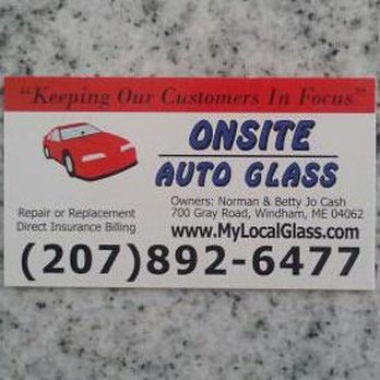 Onsite Auto Glass - Auto Glass Services Near Me - Windham, Maine Onsite Auto Glass - Auto Glass Services Near Me - Windham, Maine