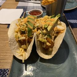 Blue - Boom boom shrimp tacos