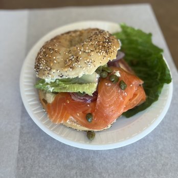 Best Bagel - Amazing!! Got the nova lox. So delicious. These bagels are HUGE, just like New York style bagels!! - Bagels Near Me - Seabrook, New Hampshire Best Bagel - Amazing!! Got the nova lox. So delicious. These bagels are HUGE, just like New York style bagels!! - Bagels Near Me - Seabrook, New Hampshire