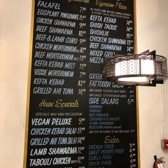 Oasis Grill - Menu - Mediterranean Near Me - San Francisco, California