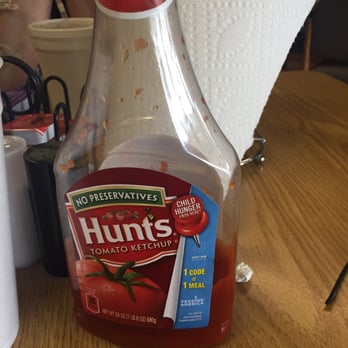 Mary's Breakfast and Burger Barn - a bottle of hunt's tomato sauce - Burgers Near Me - Groesbeck, Texas Mary's Breakfast and Burger Barn - a bottle of hunt's tomato sauce - Burgers Near Me - Groesbeck, Texas