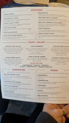 Menu photo 8 Louie Linguini's Monterey, CA