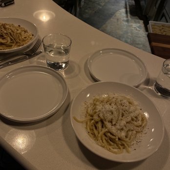 Tesoro - cacio e pepe (bucatini) - Italian Near Me - Carrboro, North Carolina Tesoro - cacio e pepe (bucatini) - Italian Near Me - Carrboro, North Carolina