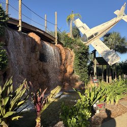 Congo River Golf - Plane crash and waterfall