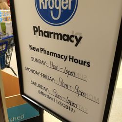 Kroger Pharmacy - Hours