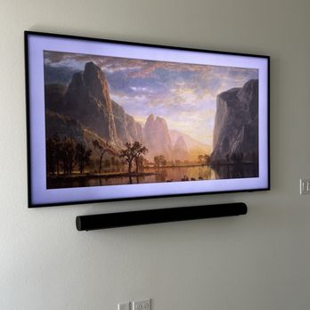 Big Ben Mounts - 75" Samsung Frame + Sonos Arc - Electricians Near Me - Tarzana, California