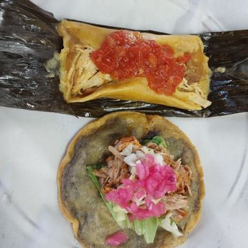 Ki’ikibáa - Tamale and pork panucho - Mexican Near Me - Portland, Oregon