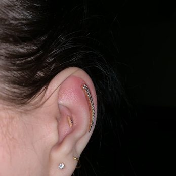 IRIS - Piercing Studio and Jewelry Gallery - The bar was $114. Rose gold 14K - Piercing Near Me - Portland, Oregon IRIS - Piercing Studio and Jewelry Gallery - The bar was $114. Rose gold 14K - Piercing Near Me - Portland, Oregon
