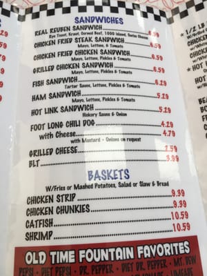 Menu photo 5 Boom-a-rang Lone Grove, OK