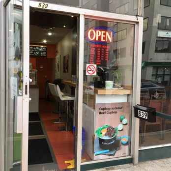 K-Cupbop Moncton - the entrance to the restaurant - Korean Near Me - Moncton, New Brunswick
