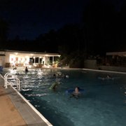 Photo of Indian Springs Resort - Calistoga, CA, United States. Night swim - serene
