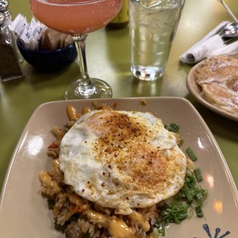 Snooze, an A.M. Eatery - Habanero Pork Belly Breakfast Fried Rice* - Breakfast & Brunch Near Me - Las Vegas, Nevada Snooze, an A.M. Eatery - Habanero Pork Belly Breakfast Fried Rice* - Breakfast & Brunch Near Me - Las Vegas, Nevada