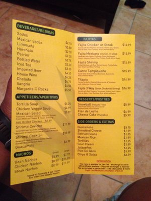 Menu photo 8 Los Magueyes Miami Lakes, FL