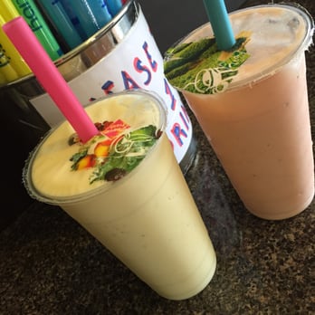 Paradise Smoothie - Best smoothies EVER! Piña colada, add bananas to both, and raspberries to the pink one. Yummy yummy - Juice Bars & Smoothies Near Me - Baton Rouge, Louisiana Paradise Smoothie - Best smoothies EVER! Piña colada, add bananas to both, and raspberries to the pink one. Yummy yummy - Juice Bars & Smoothies Near Me - Baton Rouge, Louisiana