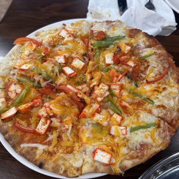 Banaras Xpress - Paneer Tikka Pizza - Indian Near Me - Sterling, Virginia