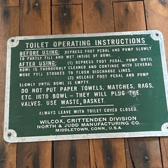 Umpqua River Lighthouse Museum - Operating the toilet - Museums Near Me - Winchester Bay, Oregon