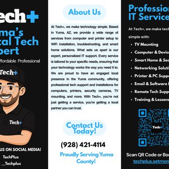 Tech Plus - Check us out! - IT Services & Computer Repair Near Me - Yuma, Arizona