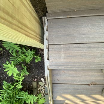 Elevated Contracting Solutions - Deck steps with Unfinished look. - Roofing Near Me Elevated Contracting Solutions - Deck steps with Unfinished look. - Roofing Near Me