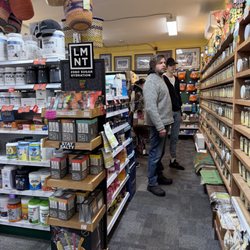 Sunshine Health Foods - Perusing the wall of 386 bulk herbs