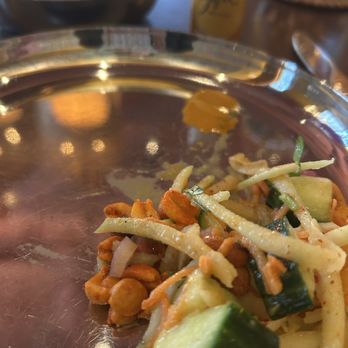 Ghee Indian Kitchen - Papaya salad...so fresh and yummy - Indian Near Me - Miami, Florida