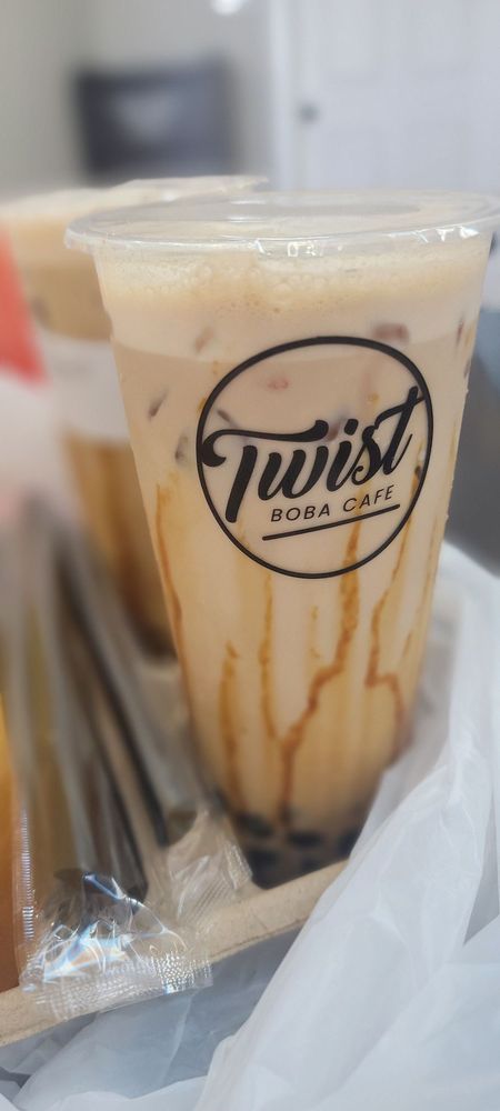 Twist Boba Cafe Logo