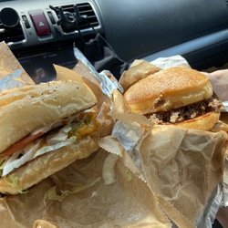Kettlebread Deli Restaurant - Southwest chicken (left) steak and cheese (right)