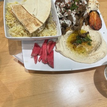 Diplomat La Verne - Beef Shawarma plate - Mediterranean Near Me - La Verne, California
