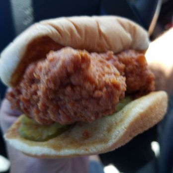 Chick-fil-A - Spicy chicken sandwich    Photo Credit By #BigDaddyLaBray - Fast Food Near Me - Upland, California
