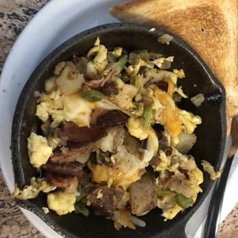 Bentley's B-M-L Diner - The food came and everyone's plate was empty before I thought to take pics... this was mid way through my yummy skillet. - Diners Near Me - Saint Ignace, Michigan
