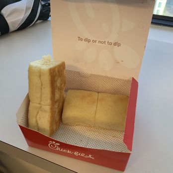 Chick-fil-A - Chik-Fil-A minis minus the chicken - Fast Food Near Me - Charlotte, North Carolina