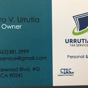 Urrutia & Co - Tax Services Near Me - Downey, California Urrutia & Co - Tax Services Near Me - Downey, California